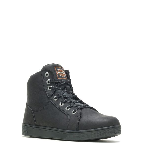 Harley-Davidson Mens Watkins 6" Black Shoes (NWT) - Picture 3 of 7